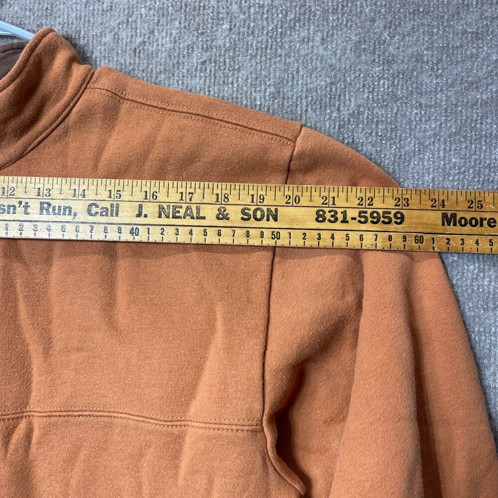 Outdoor Life 1/4 Zip Pullover Mens L Brown Minimalist Cozy Quiet Luxury Classic - Picture 8 of 15